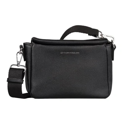 Afbeelding van TOM TAILOR Schoudertas Handtas Rella Zip Tote Bag Black Zwart