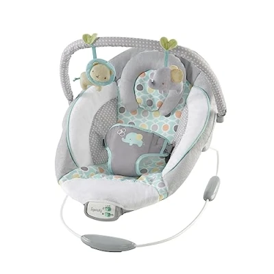 Afbeelding van Vibrerende relax Ingenuity Morrison Baby Bouncer wipstoeltje Babysitter met trilling en geluid