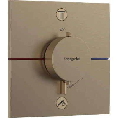 Afbeelding van Hansgrohe ShowerSelect Comfort E thermostaat inbouw voor 2 functies