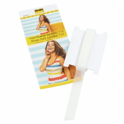 Afbeelding van Vlieseline flexibel naadband 15 mm x 5 meter, wit