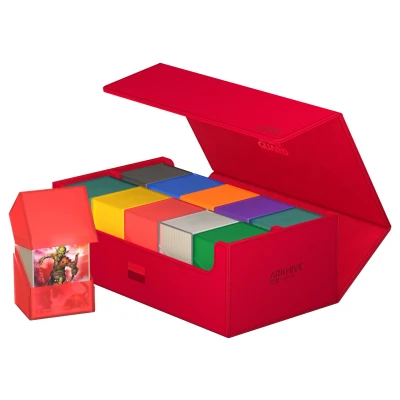 Afbeelding van Ultimate Guard ArkHive 800+ XenoSkin Monocolor Red