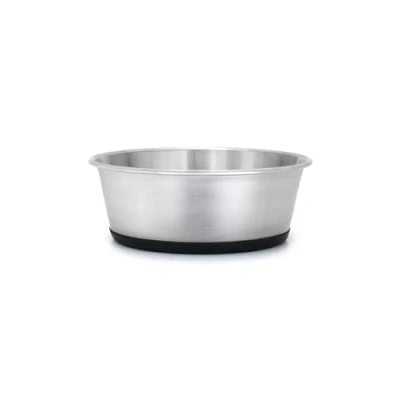 Afbeelding van lionto roestvrijstalen voerbak, 1900 ml, voerbak voor honden met antislip siliconen bodem, waterbak en katten, vaatwasmachinebestendig