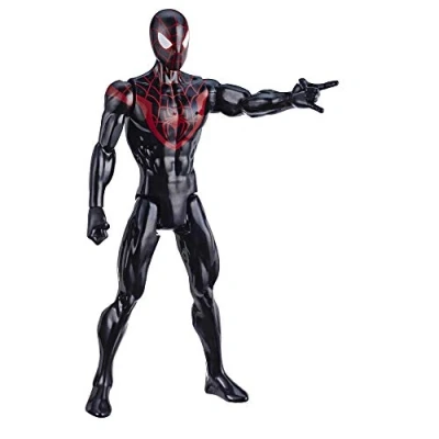 Afbeelding van Marvel E85255X3 Spider Man : Titan Series Miles Morales actiefiguur, superhelden, meerkleurig, 30 cm