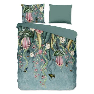 Afbeelding van Pure Dekbedovertrek &quot;bloemen en bladeren&quot; Multi (140x200/220 cm) Microfiber