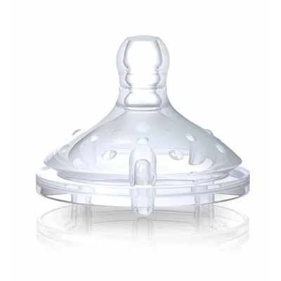 Afbeelding van Nûby SoftFlex™ vervangspeen extra slow flow 2 stuks 0m