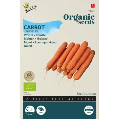 Afbeelding van Seeds wortel caravel F1 1 gram Buzzy