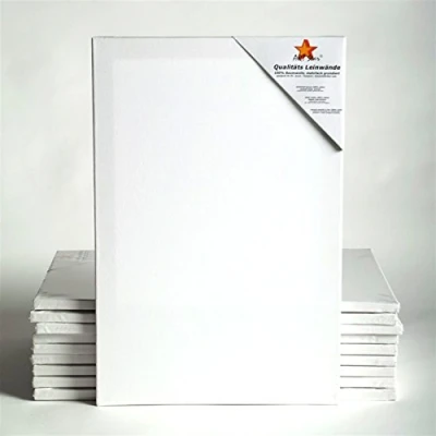 Afbeelding van Art Star University 10 stuks hoeklijsten 70 x 100 cm canvas op spieraam Voorgegrond canvas, rechthoekig gespannen klaar om te schilderen met