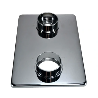 Afbeelding van Wiesbaden 8mm verlengset chroom tbv 2 knops douchethermaat