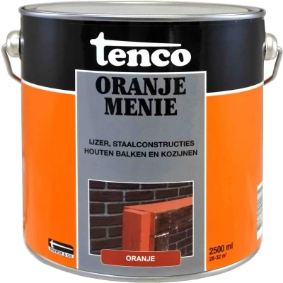 Afbeelding van Tenco Oranje Menie 2,5 ltr Grondverf en