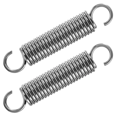 Afbeelding van GUNGY Set van 2 trekveren met roestvrijstalen haak, trekveer 90 mm, buitendiameter 18 draaddiameter 2,5 maximale trekkracht 12,8 kg, x mm