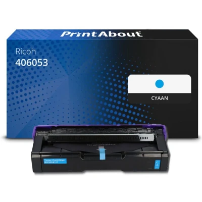 Afbeelding van Huismerk Ricoh 406053 (406097) Toner Cyaan