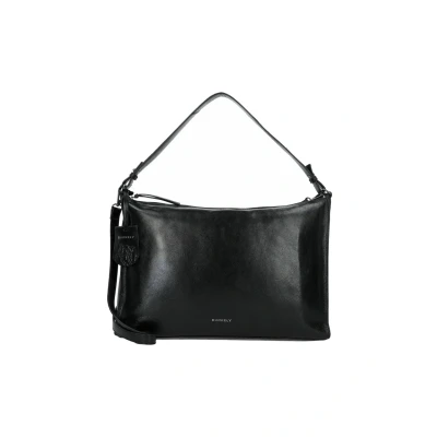 Afbeelding van Burkely Creased Crystal Wide Hobo black