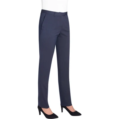 Afbeelding van Brook Taverner Pantalon Ophelia BT2276 Navy Pin Dot