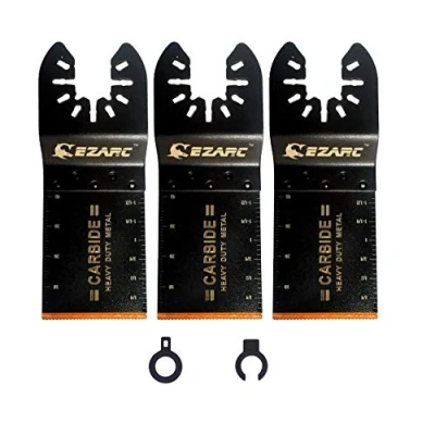 Afbeelding van EZARC Set van 3 oscillerende hardmetalen messen voor hard gereedschap