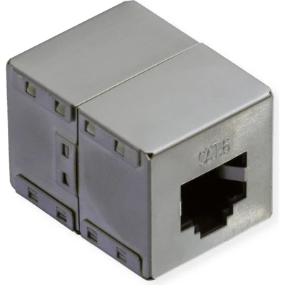 Afbeelding van Value RJ45 koppeling Adapter CAT 6 Zilver (metallic)