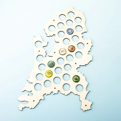 Afbeelding van Bierdopjes Bierkaart Nederland