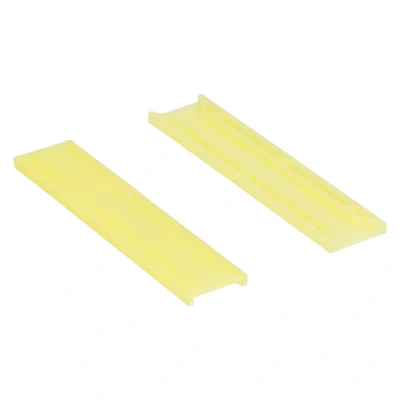 Afbeelding van Wovar Glasblokjes 22 mm breed 4 dik Geel Per 100 stuks