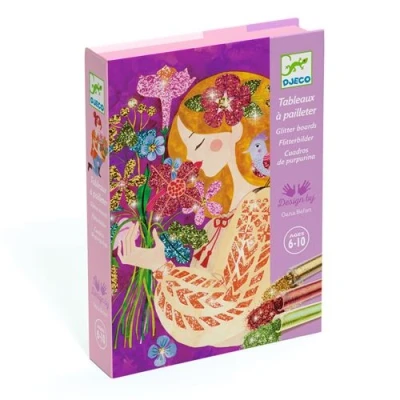 Image de Tableaux à pailleter Le parfum des fleurs Djeco
