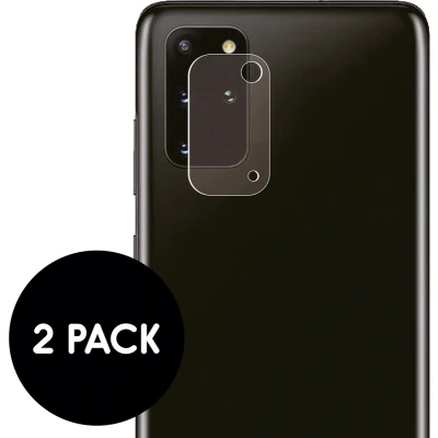 Afbeelding van iMoshion Camera Lens Screen Protector Geschikt voor Samsung Galaxy S20 Plus Glas 2 Pack transparant