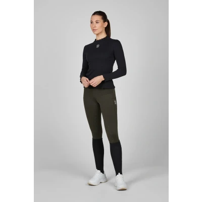 Afbeelding van Eskadron T Shirt Dynamics Turtleneck Rib Lange Mouwen Zwart S Agradi.be