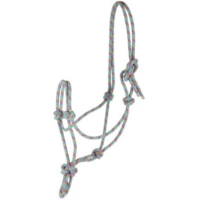 Image de Harry&#039;s Horse Licol en Corde Arc ciel Poney