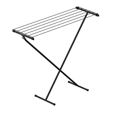 Afbeelding van Rörets Compact droogrek, zwart, opberghaak, praktisch en stabiel, neemt weinig ruimte in beslag, 90 x 32 83 cm, droogoppervlak van 5,5 m, kwaliteit het sterkste merk Zweden