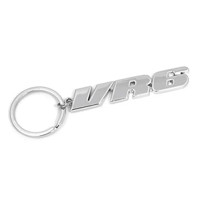 Afbeelding van Volkswagen ZCP902855 VR6 sleutelhanger met hanger, chroom/zilver