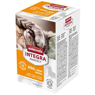 Afbeelding van 6x100g Protect Adult Nieren Schaaltje Mix animonda Integra Kattenvoer