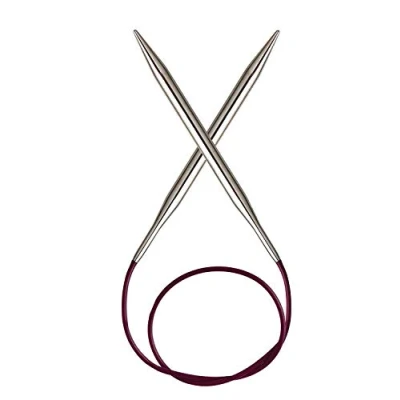 Afbeelding van KnitPro Nova Metal rondbreinaalden 40cm 5.50mm.