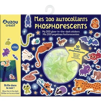 Image de Mes 200 autocollants phosphorescents ma pochette d&#039;artiste