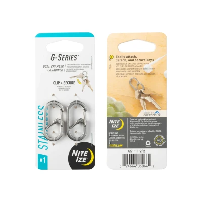 Afbeelding van Nite Ize G Series Dual Carabinier #1 2 pack