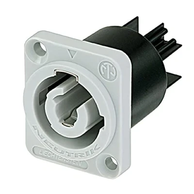 Afbeelding van Neutrik NAC3MPXXB Netstekker powerCON Stekker, inbouw verticaal Totaal aantal polen: 2 + PE 20 A Grijs 1 stuk(s)
