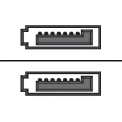 Image de Sharkoon Câble SATA Serial ATA 150/300/600 (F) pour 30 cm connecteur à 90, verrouillé bleu