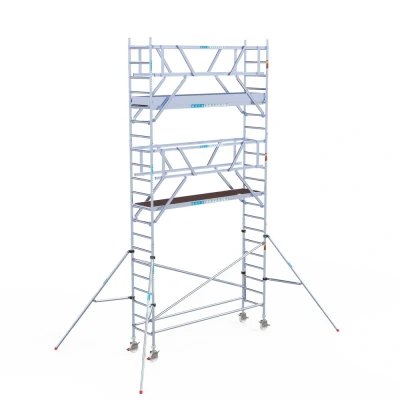 Afbeelding van Rolsteiger 0.75x3.05x7.20m lichtgewicht platformen incl. dubbele voorloopleuningen