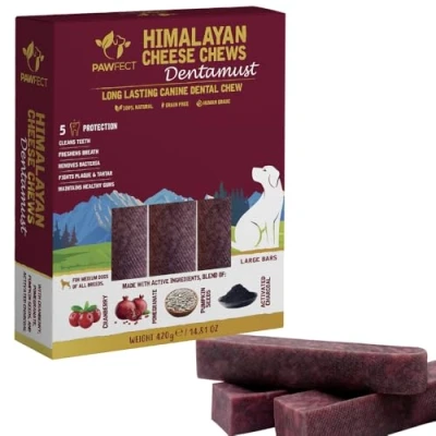 Afbeelding van Pawfect Dentamust Bars Veenbessen Large 420 gr.