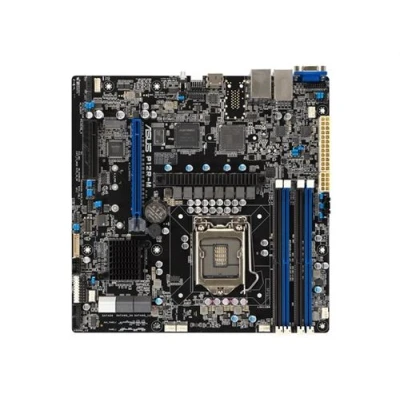 Afbeelding van ASUS P12R M LGA1200 mATX Server MB 4xDDR4 1xm.2 6xSATA (LGA 1200, Intel C252, mATX), Moederbord