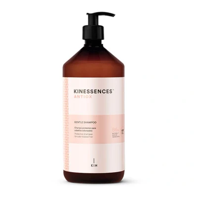 Afbeelding van Kin Cosmetics Kinessences Antiox Gentle Shampoo 1000ml Voor Gekleurd Haar Zonder Sulfaten Parabenen
