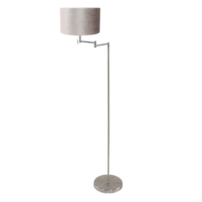 Afbeelding van Mexlite vloerlamp Bella staal metaal 45 cm E27 fitting 3876ST