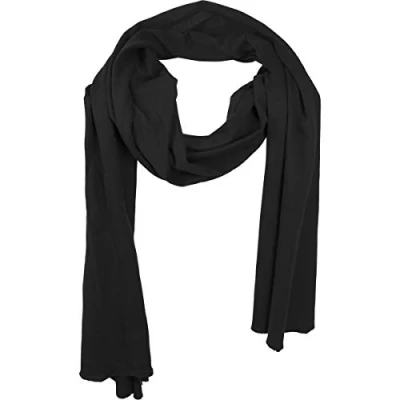 Afbeelding van Build your Brand Jersey Scarf BY063 Black