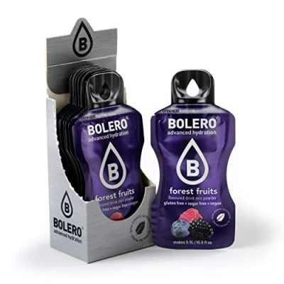 Afbeelding van Bolero Drinks bosvruchtensmaak, 12 x 3 g, suikervrij koelpoeder met stevia, vitamine C, geschikt voor diabetici