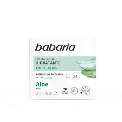 Afbeelding van Voedende Gezichtscrème Aloe Vera Babaria (50 ml)