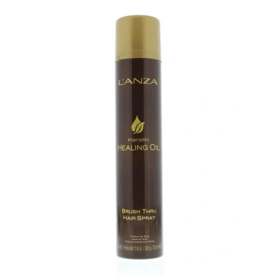 Afbeelding van Lanza Keratin Healing Oil Brush Thru Hair Spray 350ml Haibu by Kapperskorting.com