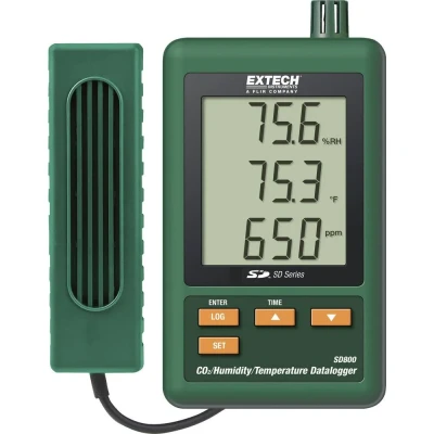 Afbeelding van Extech SD800 Multidatalogger Te meten grootheid Temperatuur, Koolstofdioxide, Vochtigheid 0 tot 50 C 10 90 % Hrel
