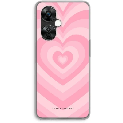 Afbeelding van Case Company® hoesje geschikt voor OnePlus Nord CE 3 Lite Hart Roos Soft Cover Telefoonhoesje Bescherming aan alle Kanten en Schermrand