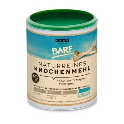 Afbeelding van 400 g Grau Beendermeel Honden Voersupplement