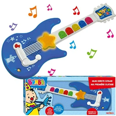 Afbeelding van Bumba speelgoedinstrument Mijn eerste gitaar met liedjes