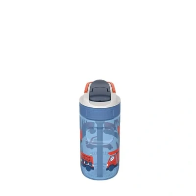 Image de Kambukka gourde enfant 400 ML étanche résistant aux taches et odeurs Durable chocs Passe au lave vaisselle avec paille Modèle Lagoon Road Dogs