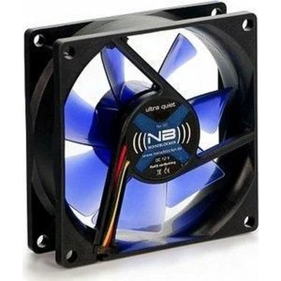 Afbeelding van NoiseBlocker BlackSilent X1 PC ventilator (b x h d) 80 25 mm