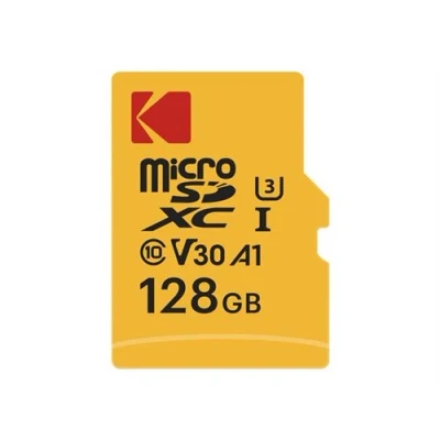 Image de Kodak Carte mémoire flash (adaptateur microSDXC vers SD inclus(e)) 128 Go A1 / Video Class V30 UHS I U3