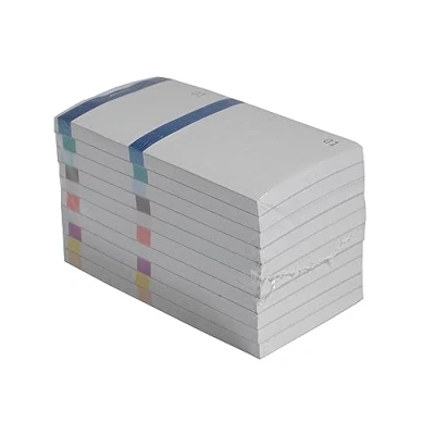 Afbeelding van Exacompta Ref. 96399E 10 stuks verkoopblokken 100 genummerde vellen van 1 tot 2 coupons afneembaar Voor kermesse, loterij, loterij Formaat 6,6 x 13,5 cm Kleurband Diverse